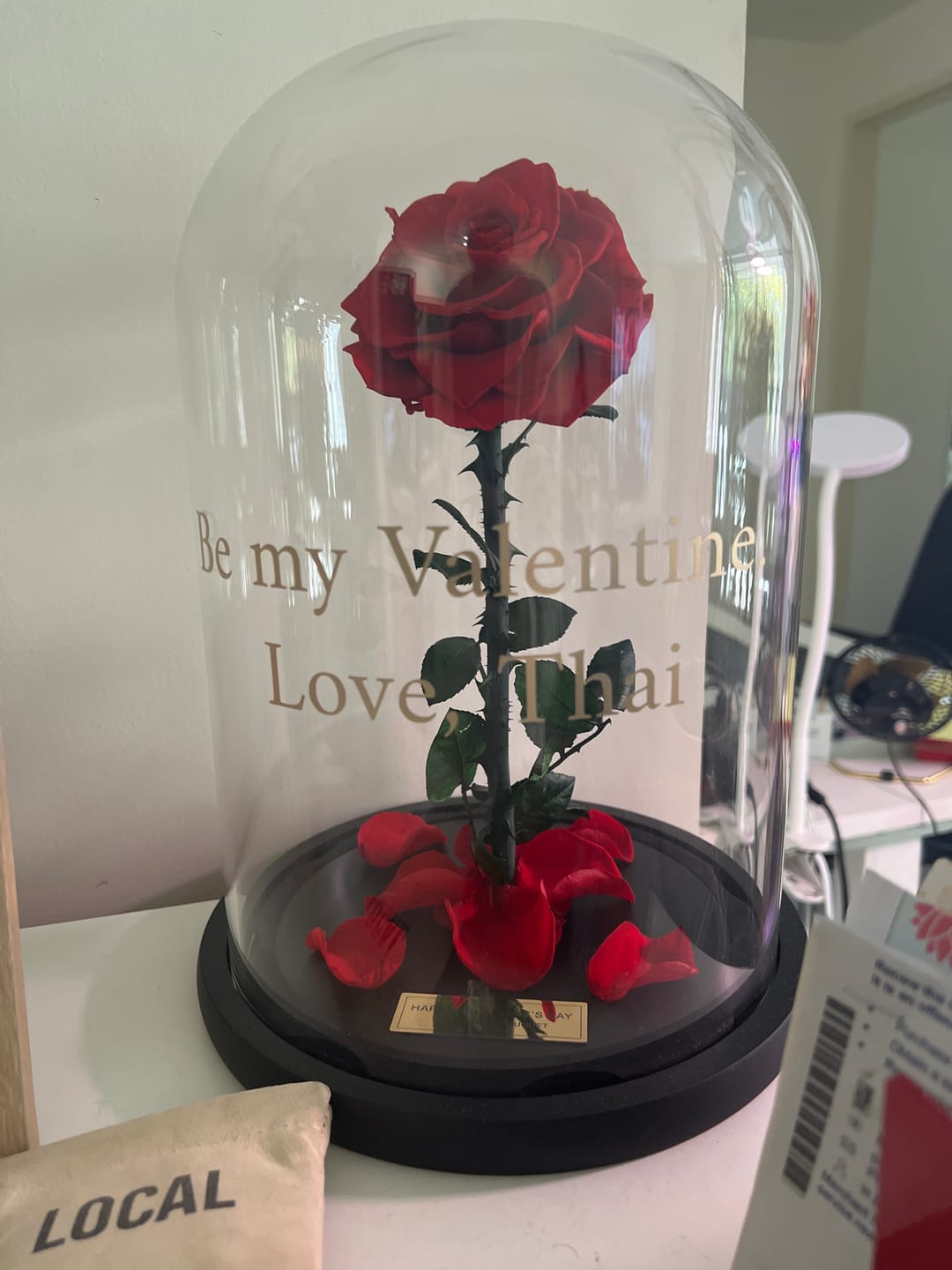 Customer photo review of The Enchanted Rose - Red
