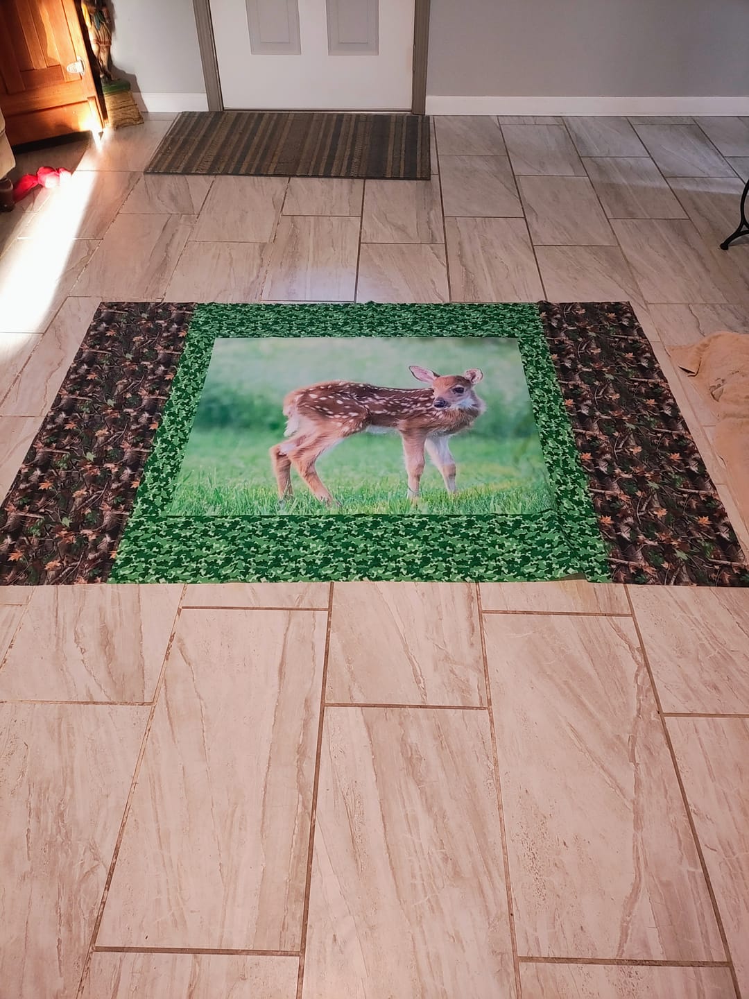 Customer photo review of Forest Camouflage Pattern #1 Fabric
