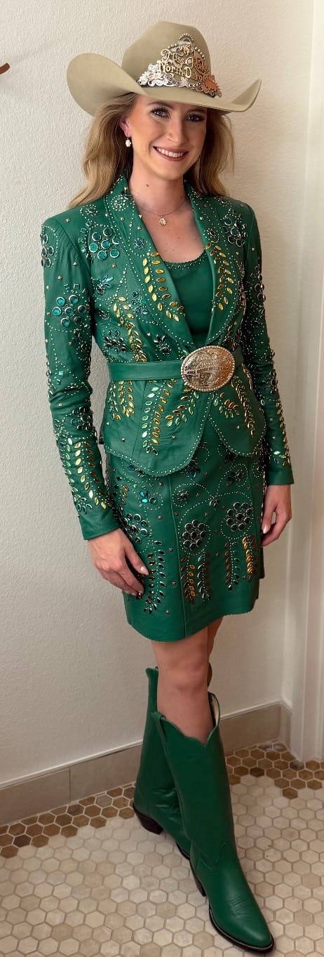 Customer photo review of Drum Dyed Lamb Nappa, 1.5 Oz | 100+ Colors