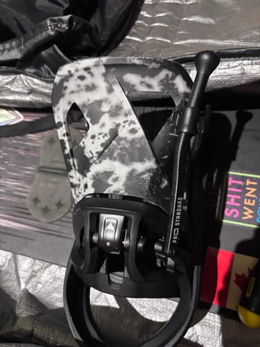 Customer photo review of Push Button Quick Release for Step On® Bindings