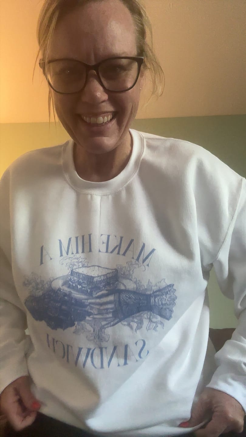 Customer photo review of MHAS Knight Crewneck