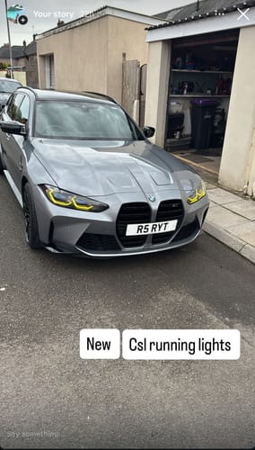 Customer photo review of BMW YELLOW DRL KIT
