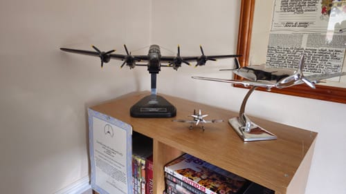 Customer photo review of RAF Spitfire 14" Metal Model