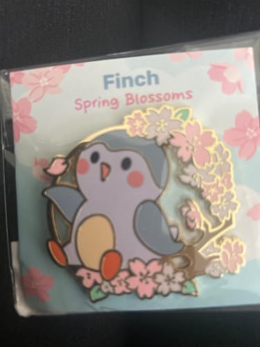 Customer photo review of Cherry Blossoms Pin