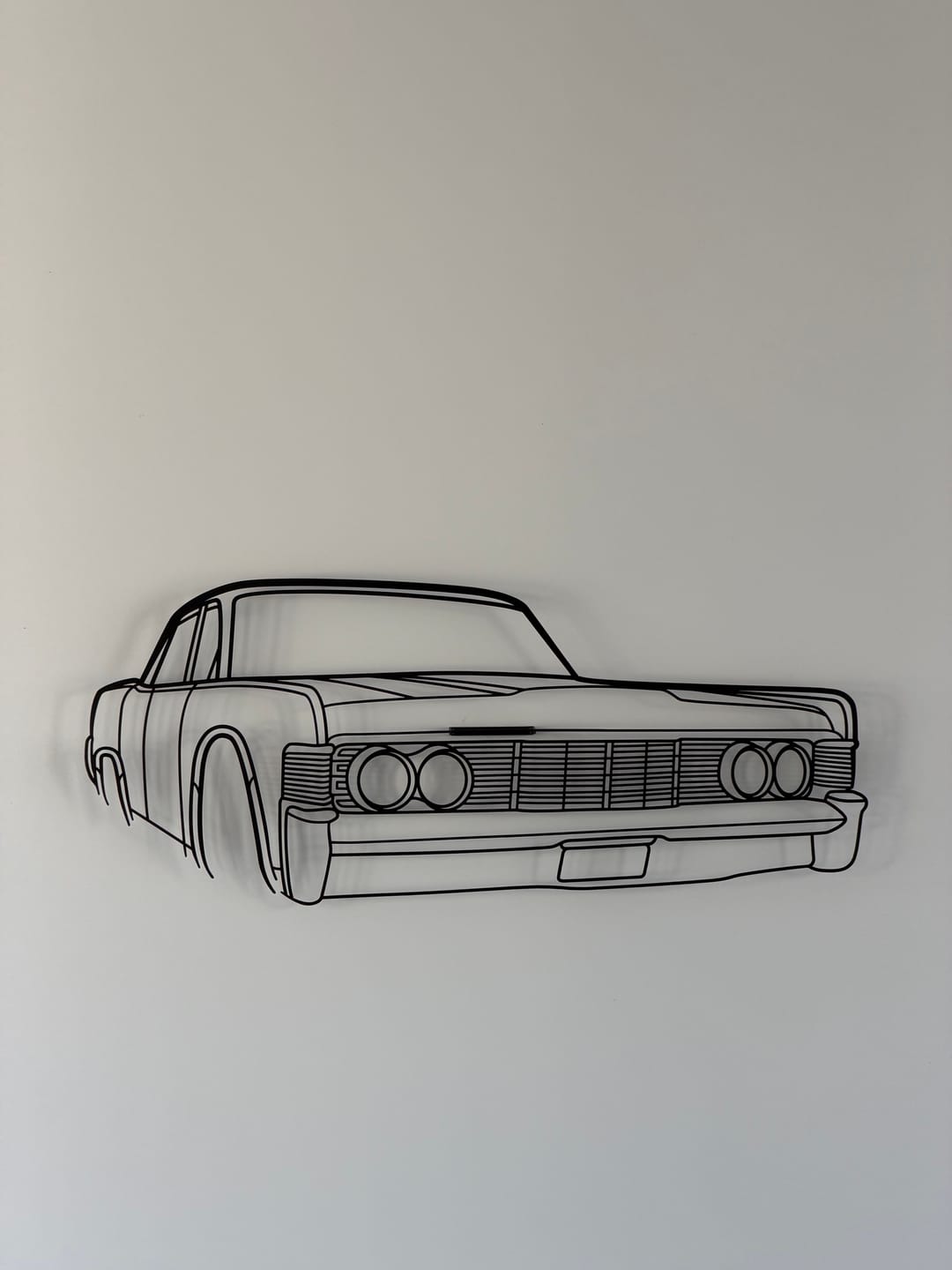 Customer photo review of Custom Car & 4WD Metal Wall Art