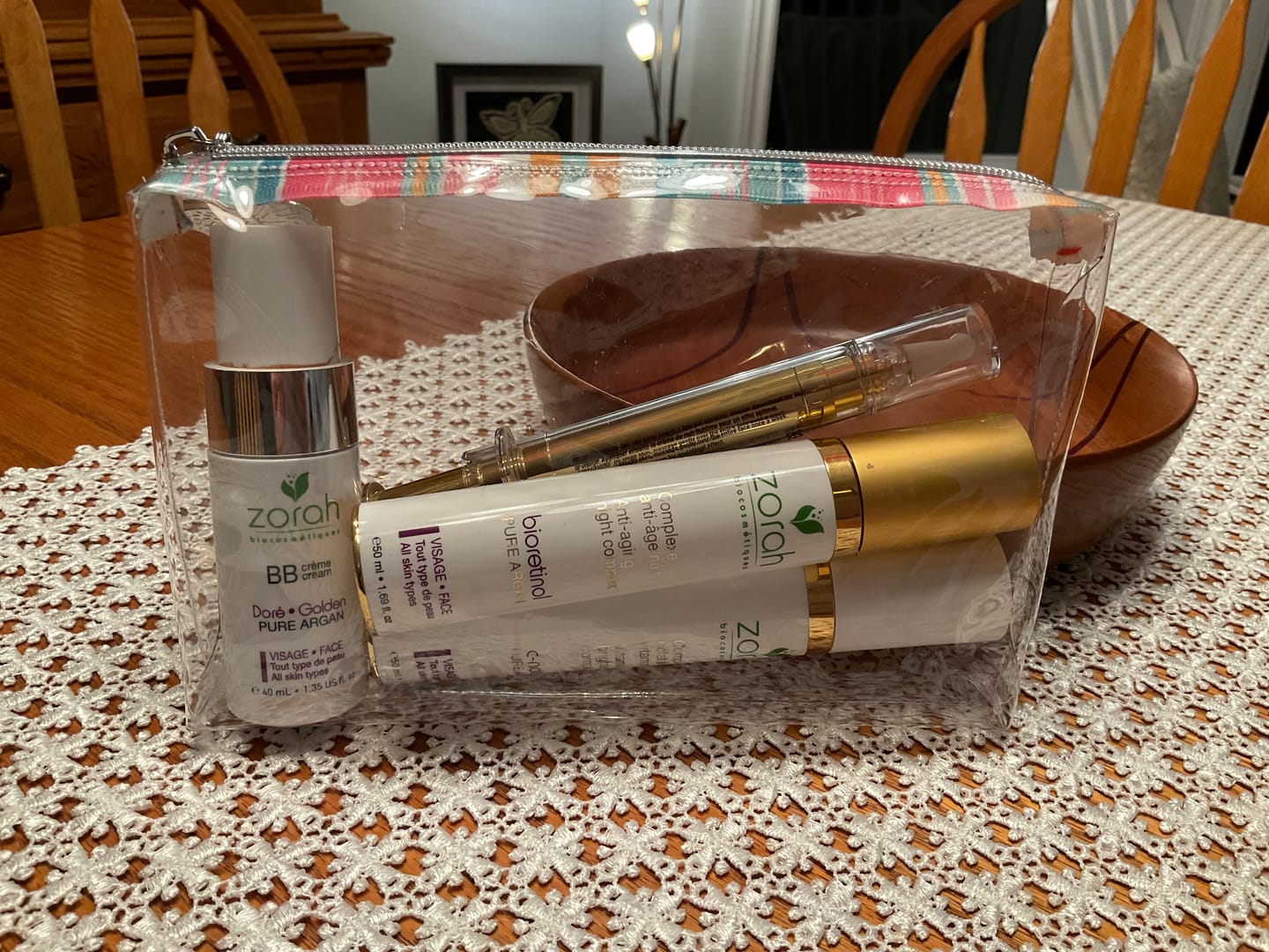Customer photo review of Crystal Clear Trio Pouch Pattern
