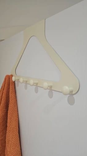 Customer photo review of Over-the-Door Hanger Organizer