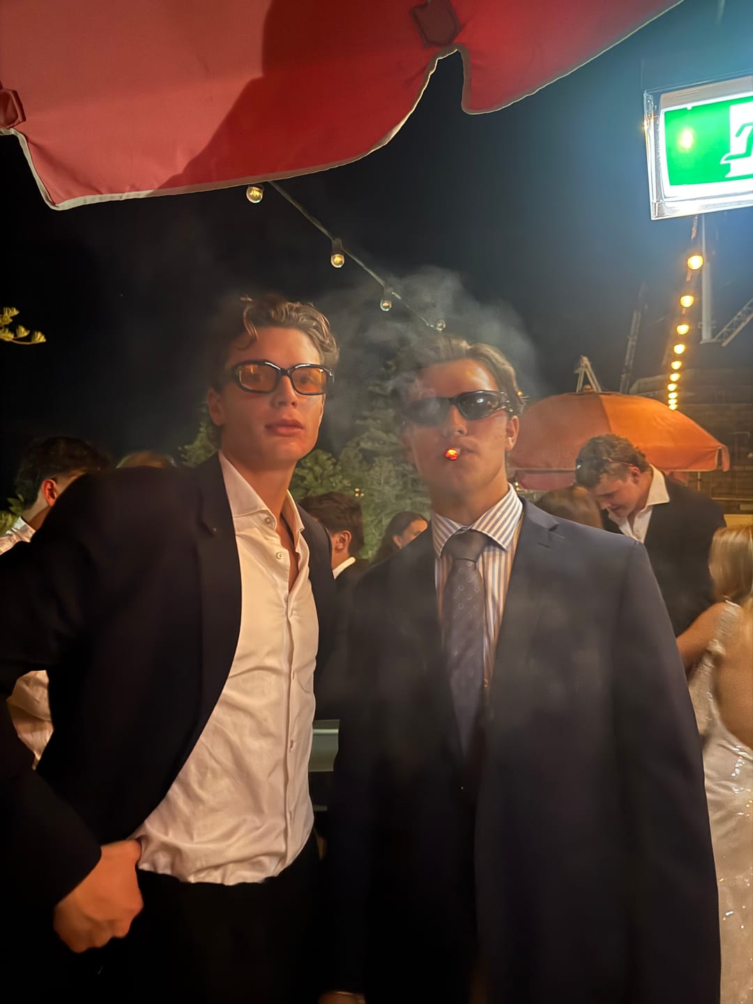 Customer photo review of BLOOD MOON BLUE LIGHT BLOCKERS