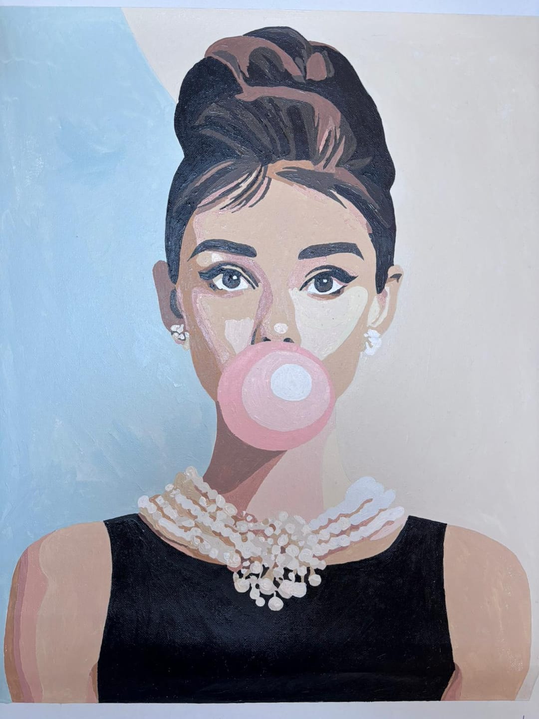 Customer photo review of Bubblegum Elegance | Paint by Number