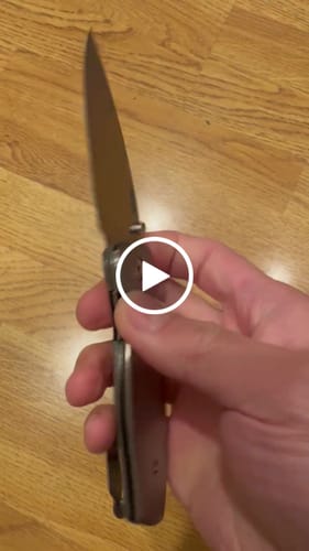Customer video review of TRM NEUTRON 2 Knife – 3.0” MagnaCut Blade, 3D Contoured Titanium Lizard Skin Scales, Liner Lock – Made in USA