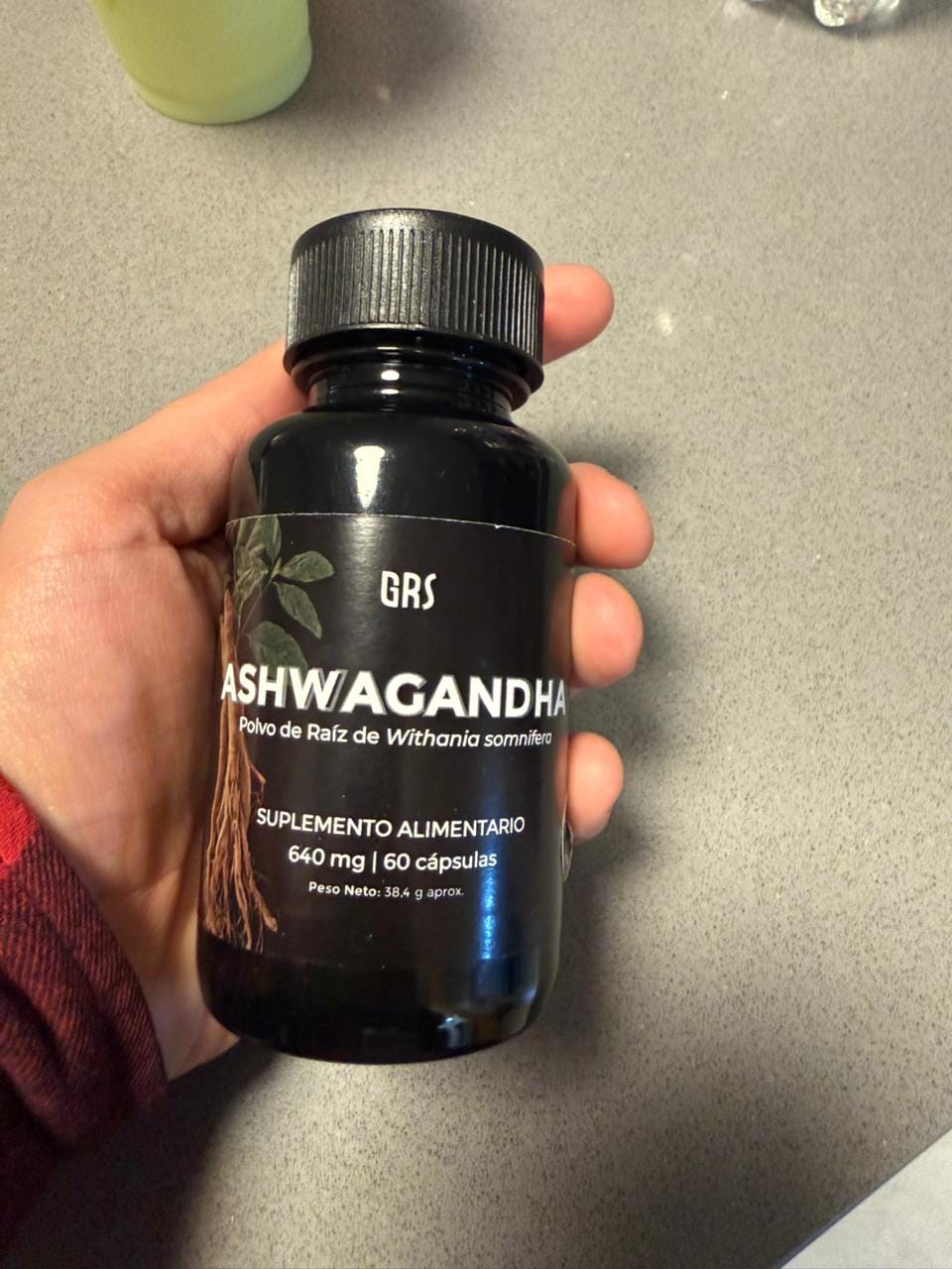 Customer photo review of Ashwagandha (Whitania Somnifera)| 640 mg | 60 cápsulas |