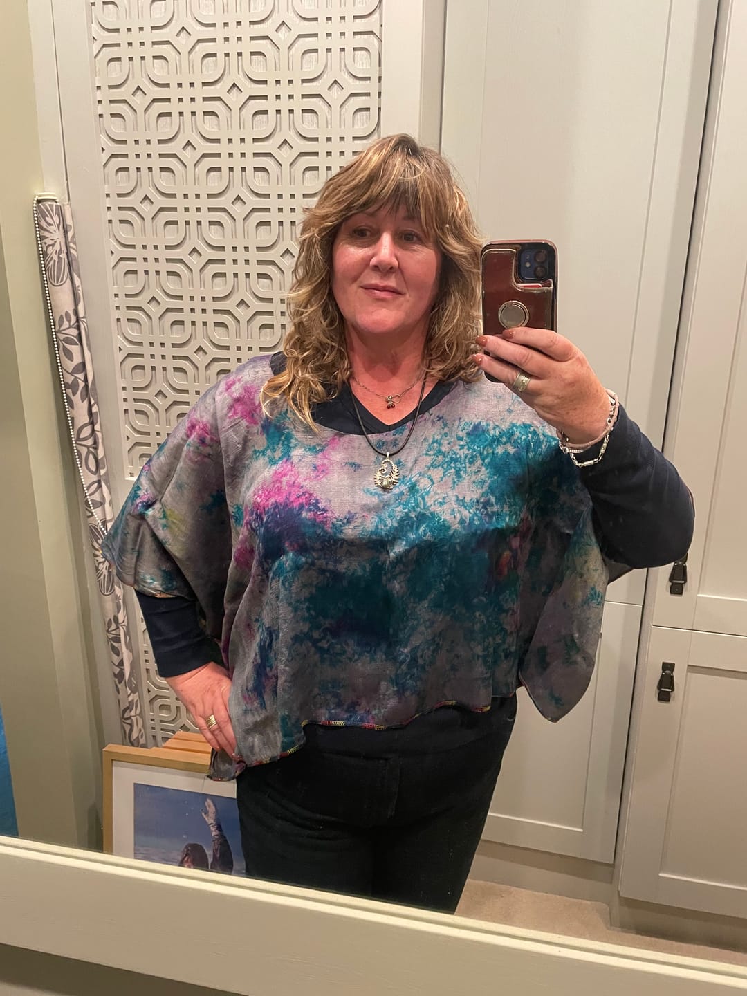 Customer photo review of 4 Pure Silk Scarves: Claim For Free Now