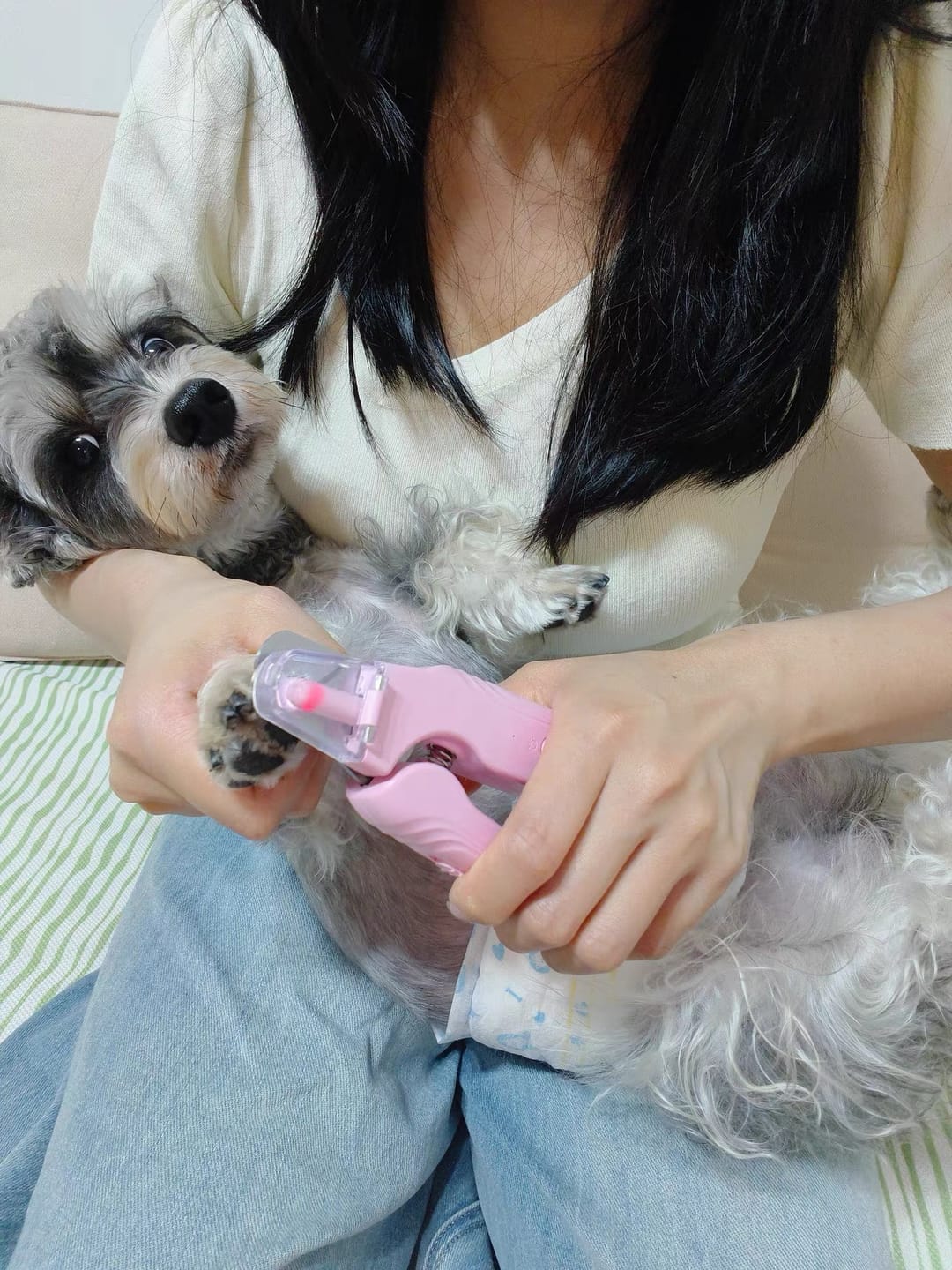 Customer photo review of 2-in-1 LED Pet Nail Trimmer