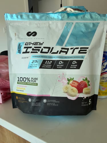 Customer photo review of PURE WHEY ISOLATE - 5 Lbs