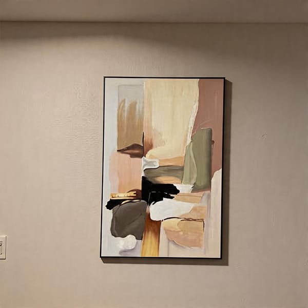 Customer photo review of Abstract Colorful Wall Art #AW046