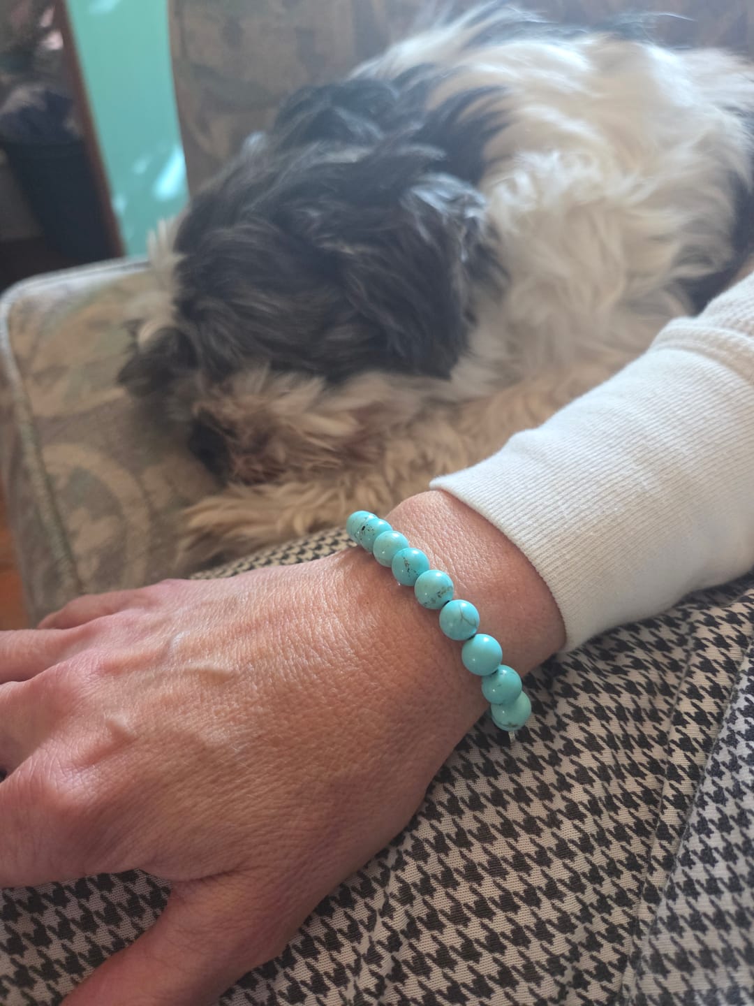 Customer photo review of Turquoise Bracelet