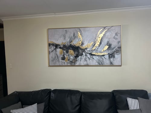 Customer photo review of Defined by Gold - Embellished Art with Floating Frame - CNL379 - Asst Sizes