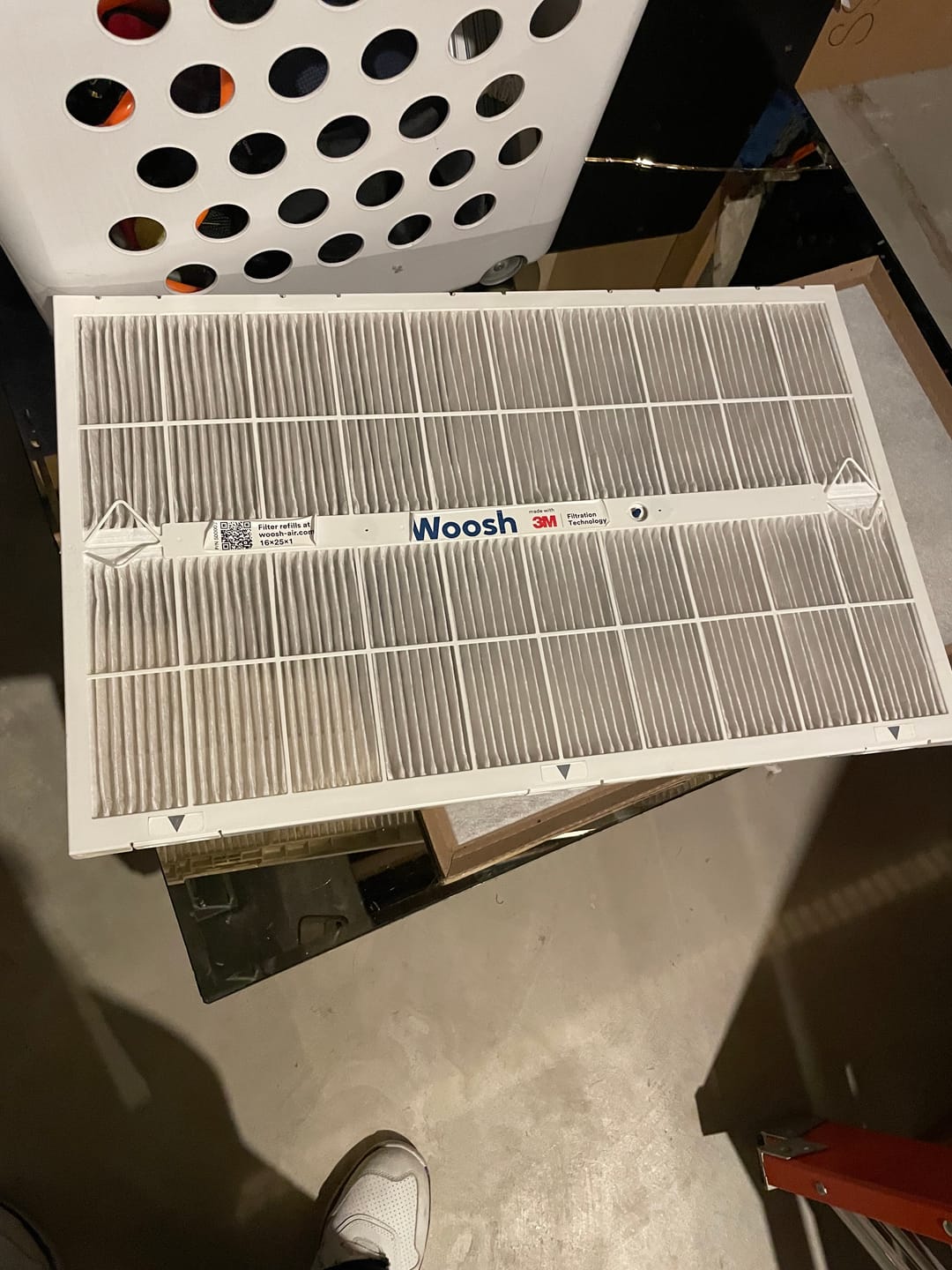 Customer photo review of Fold™ Filter Refill - MERV 13