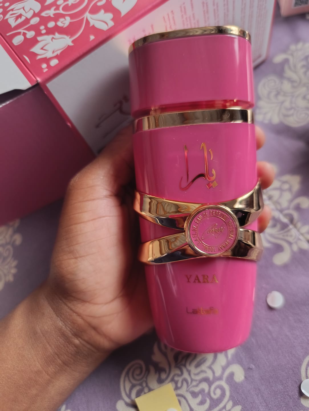 Customer photo review of Yara Candy Lattafa Perfumes 100ml
