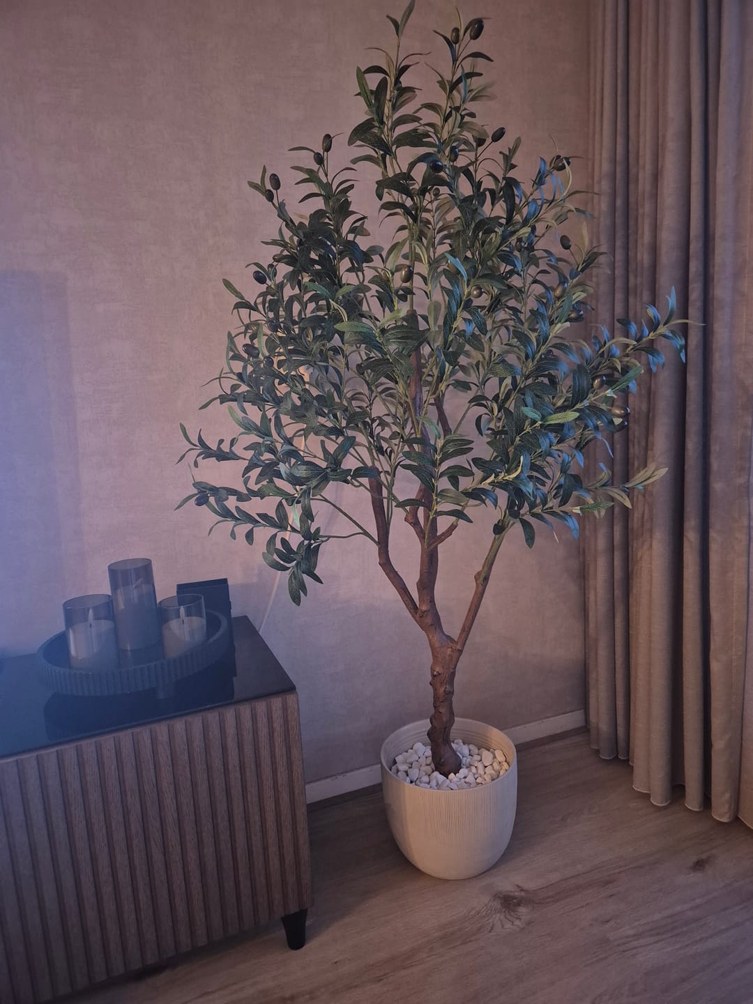Customer photo review of Kunst Olijfboom 150cm
