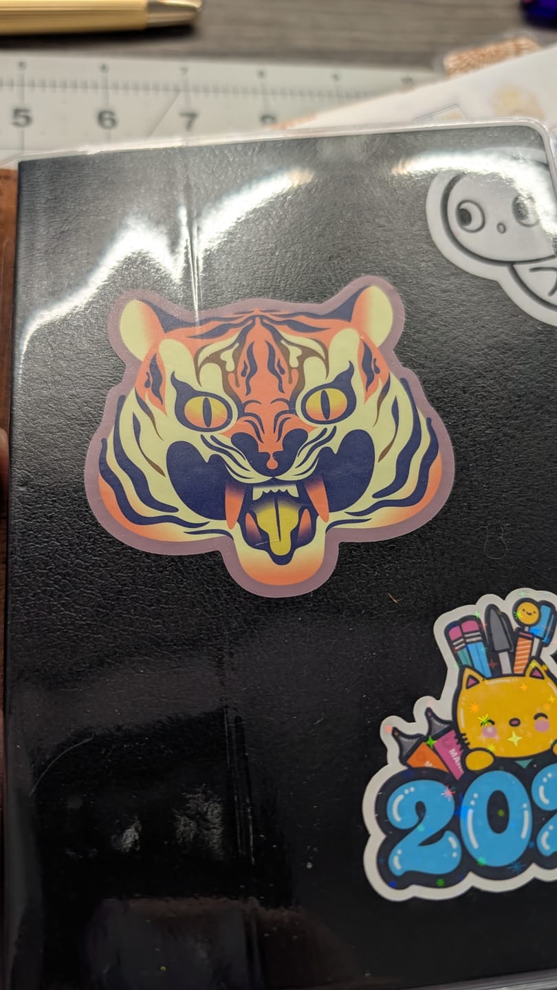 Customer photo review of Vinyl Clear Cover | Notebook | 368
