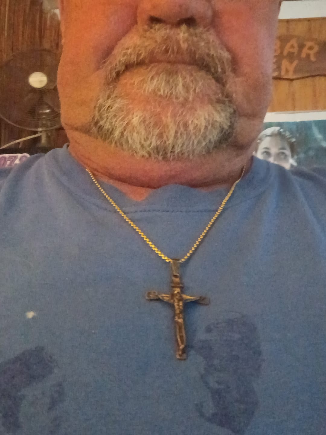 Customer photo review of FREE Today: Christ Jewelry Crucifix Pendant Charm Necklace
