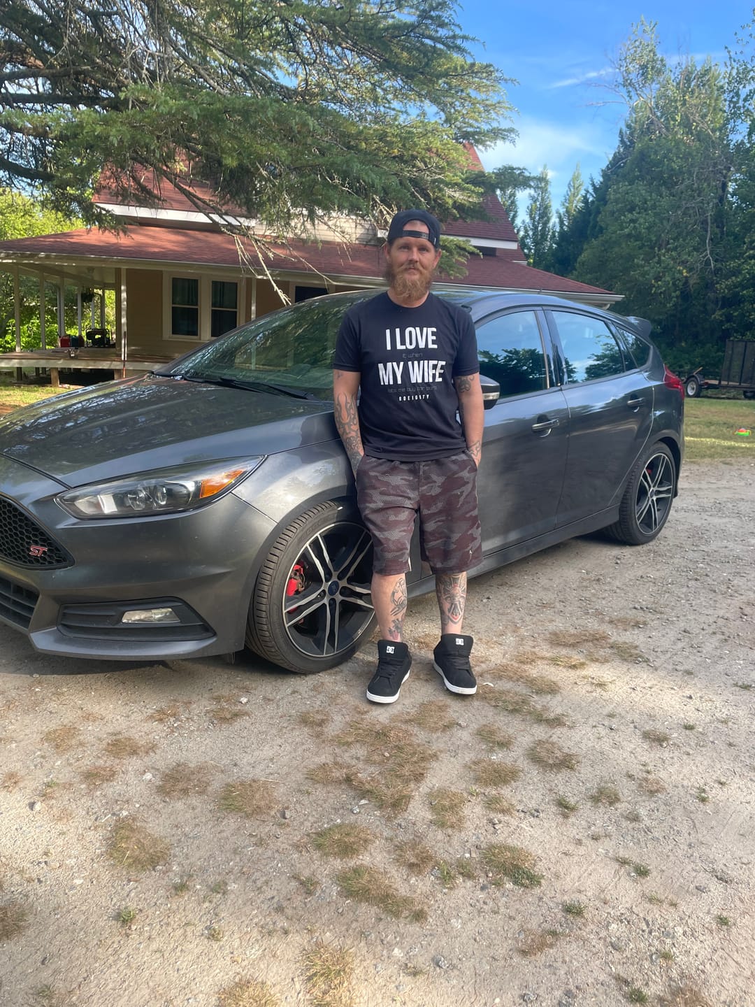 Customer photo review of 80Eighty® Love My Wife Shirt