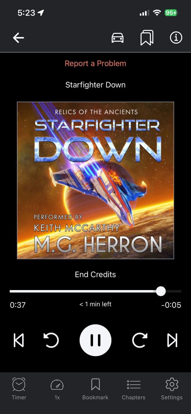 Customer photo review of Relics of the Ancients: Exclusive Audiobook Bundle
