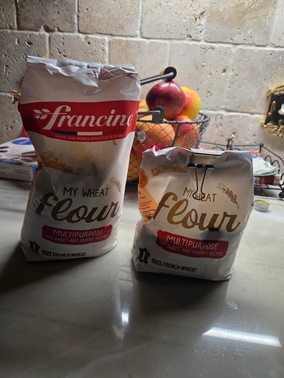 Customer photo review of Francine French All-Purpose Wheat Flour, 2.2 lbs (1kg)