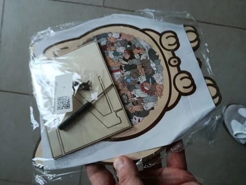 Customer photo review of Puzzle Mil Gatos