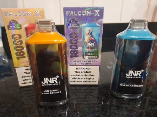 Customer photo review of JNR Falcon X 18K - Vaper Desechable - Cigarrillo Electrónico - 2% - 18000 Caladas