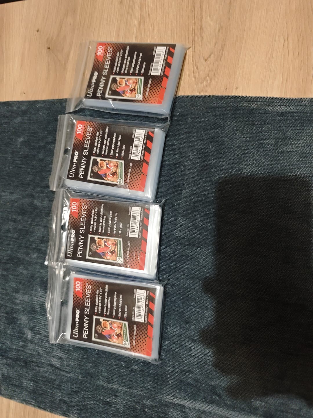 Customer photo review of Ultra Pro Penny Sleeves (x100)