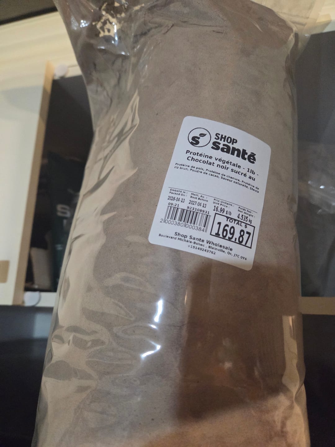 Customer photo review of VRAC - Protéine végétale - 1lb