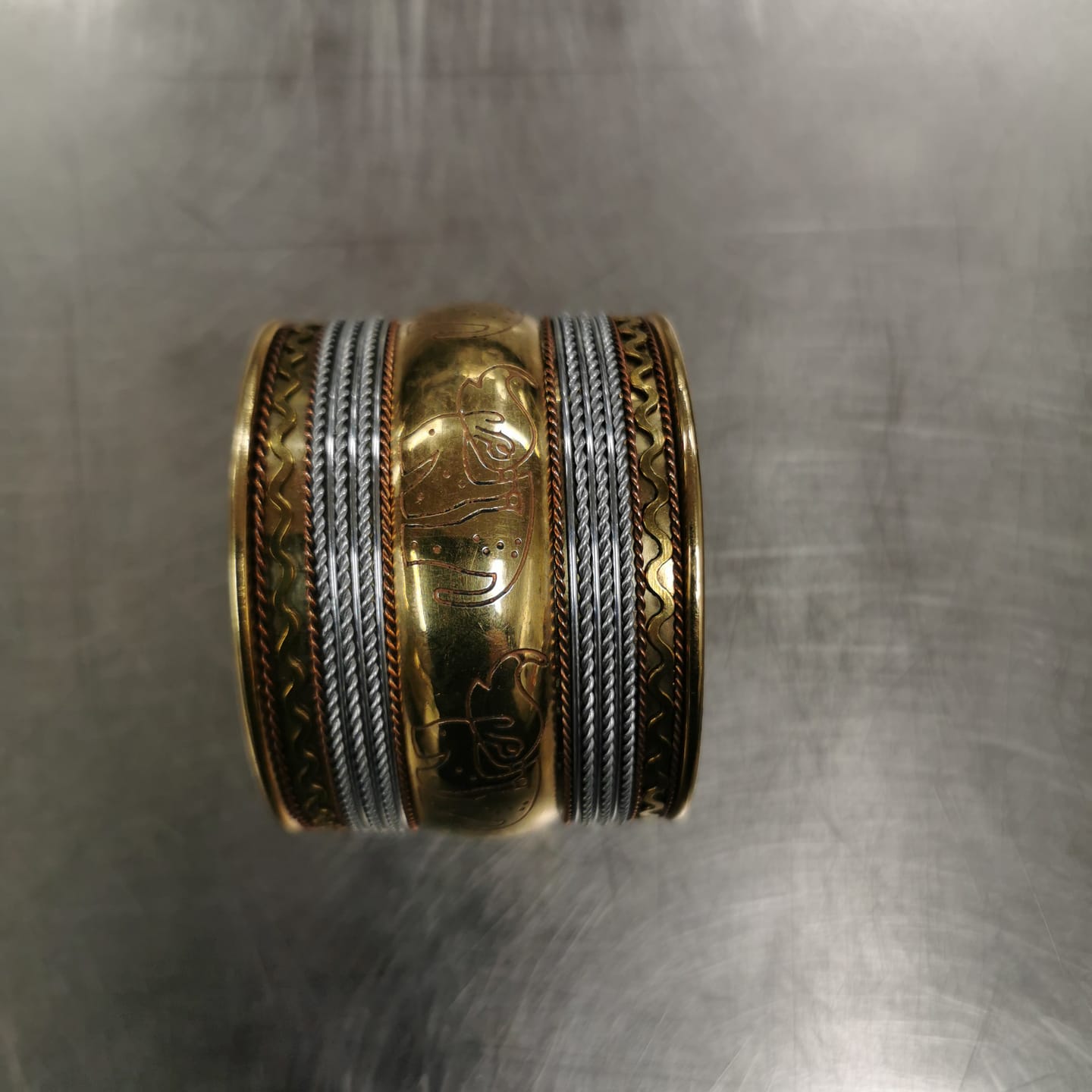 Customer photo review of Moroccan / Magnetic / Copper Bracelet