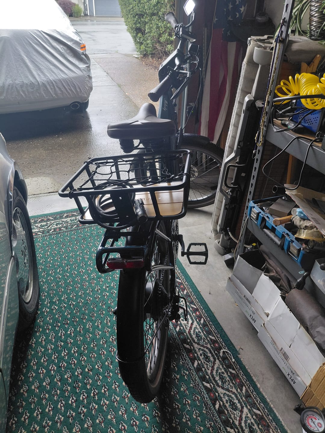 Customer photo review of Multi-Purpose Front Cargo Basket