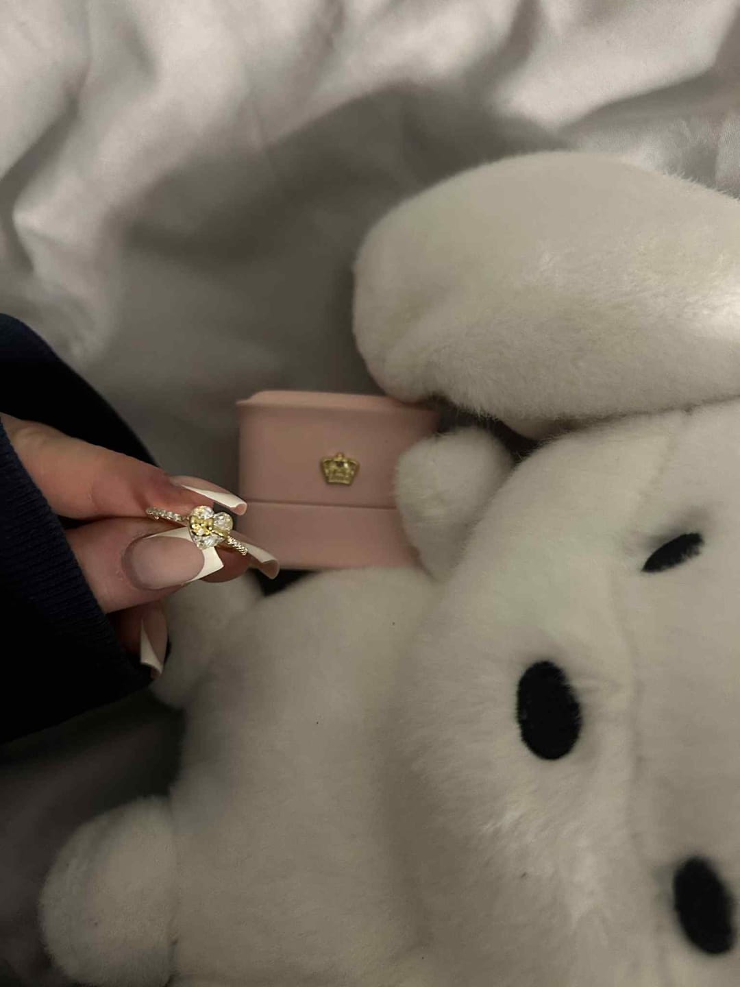 Customer photo review of Princess Heart Bow Ring | Limited Edition