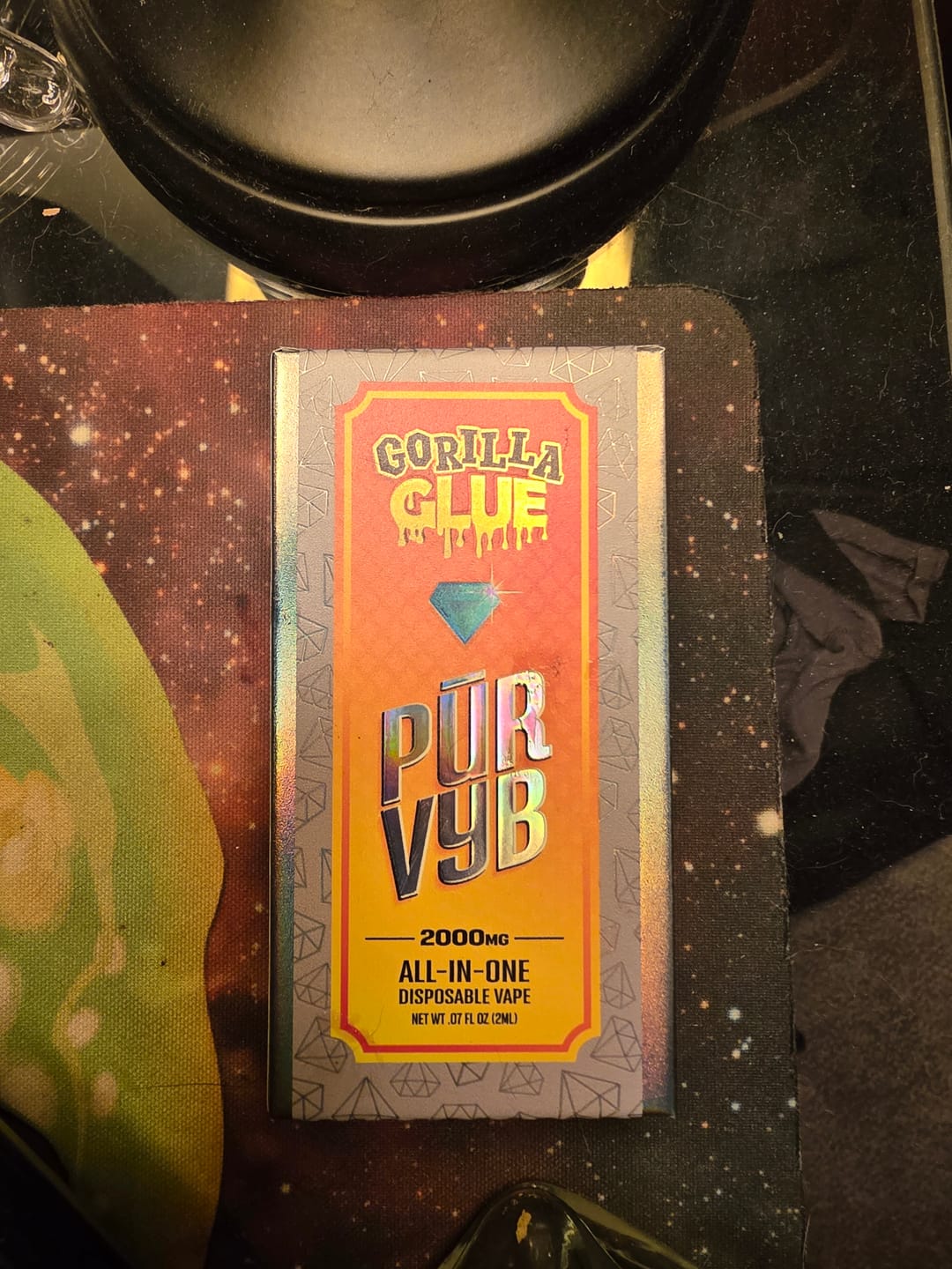 Customer photo review of PUR VYB - 2G THCa Live Resin - Gorilla Glue (Indica)