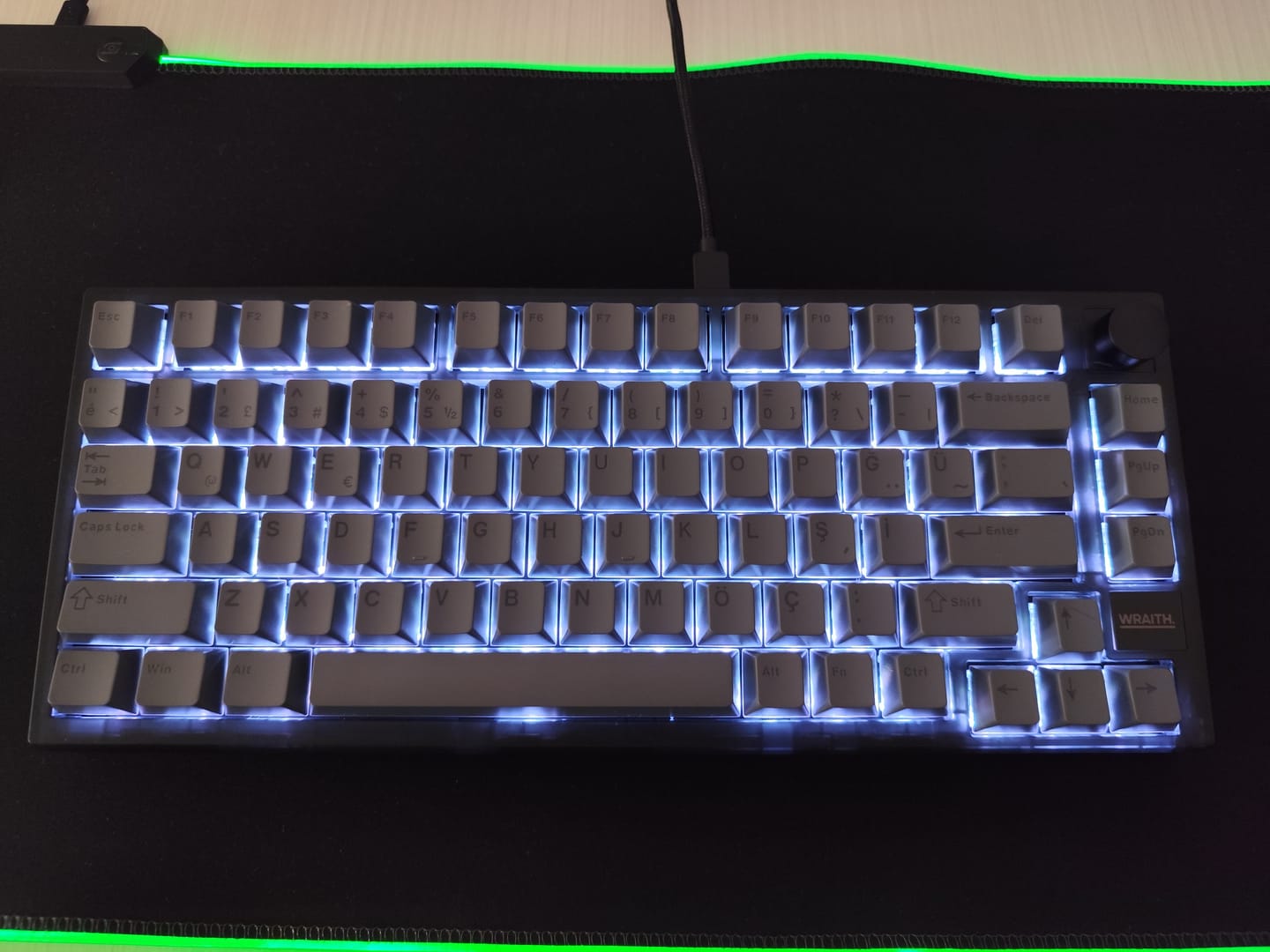 Customer photo review of Wraith W75 V2 Klavye (Manyetik Switch / HE)