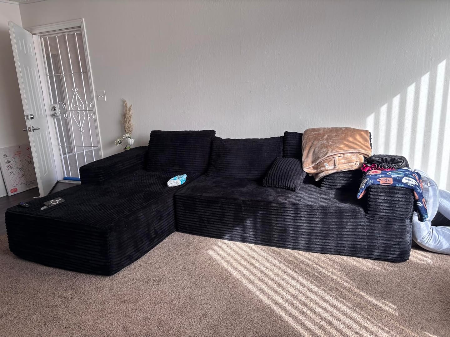 Customer photo review of Astra Sleeper Sectional Sofa