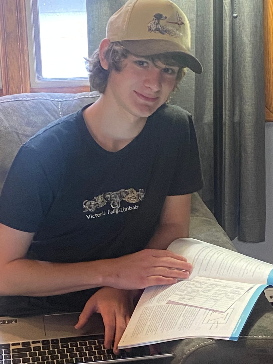 Customer photo review of Upland Corduroy Brim Hat