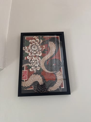 Customer photo review of Serpente e crisântemos