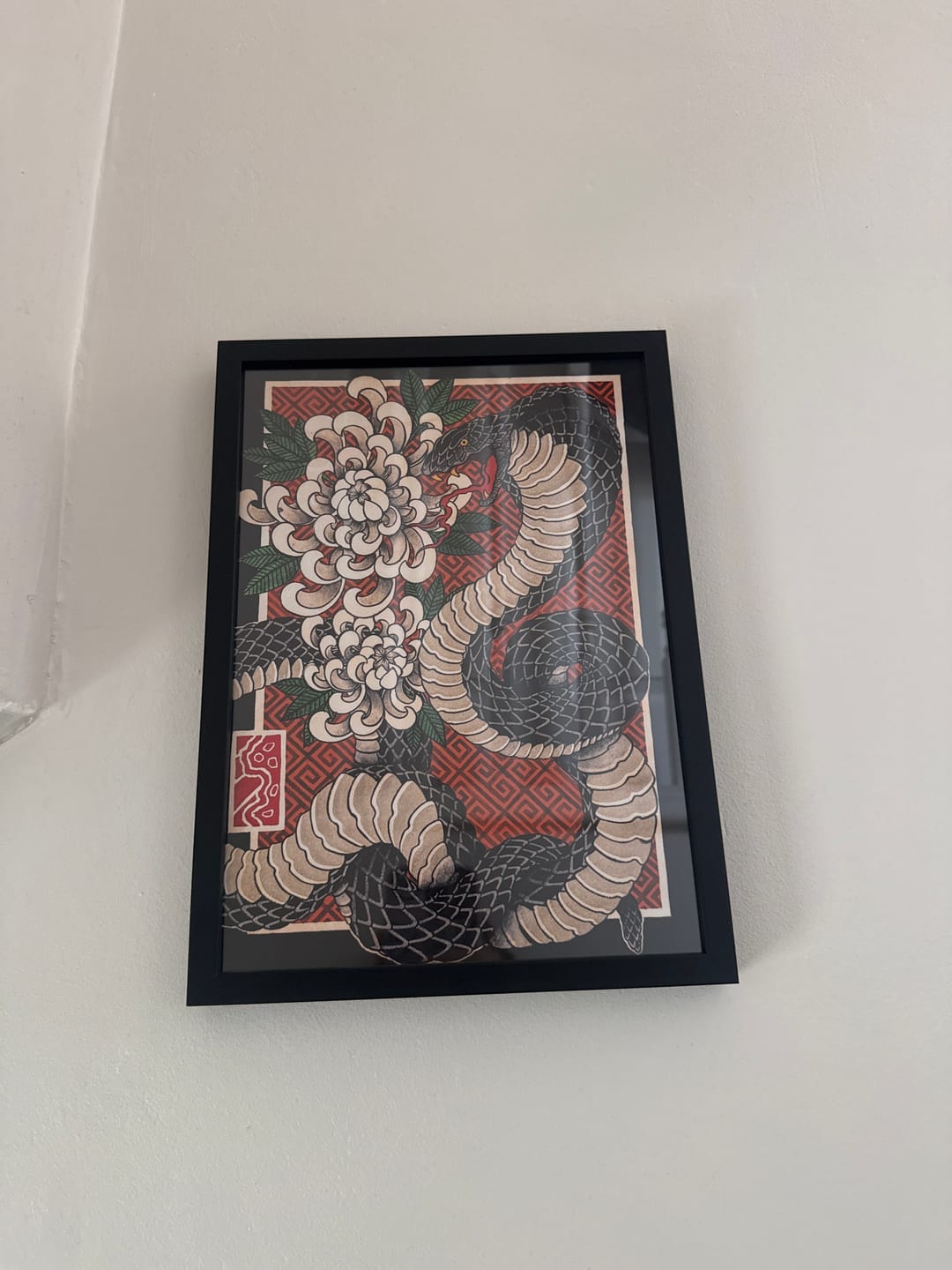 Customer photo review of Serpente e crisântemos