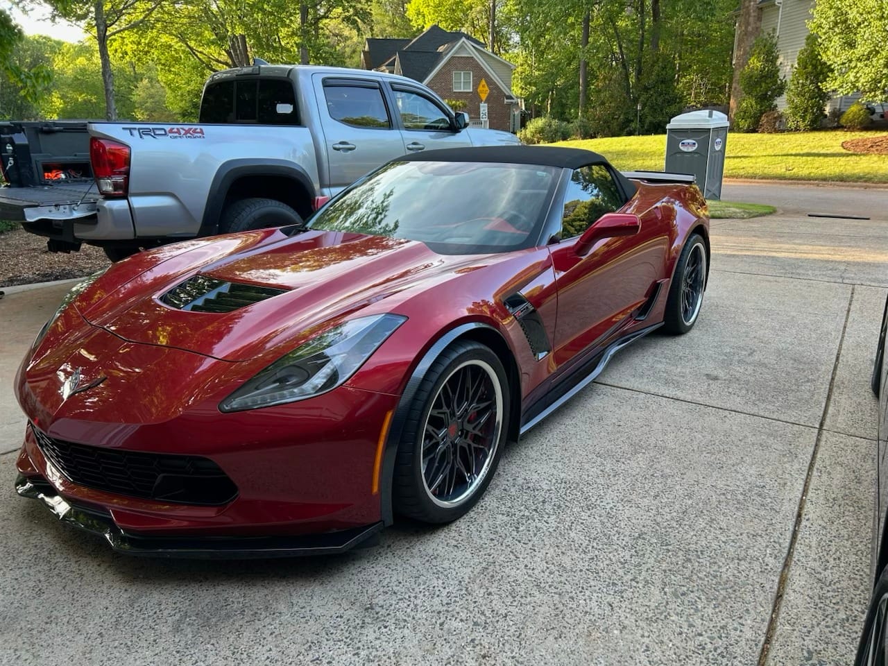 Customer photo review of CUSTOM DEEP DISH FORGED 2-PIECE BLACK WHEELS: RV-T081