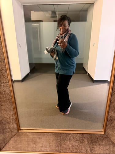 Customer photo review of Madison Long Jacket