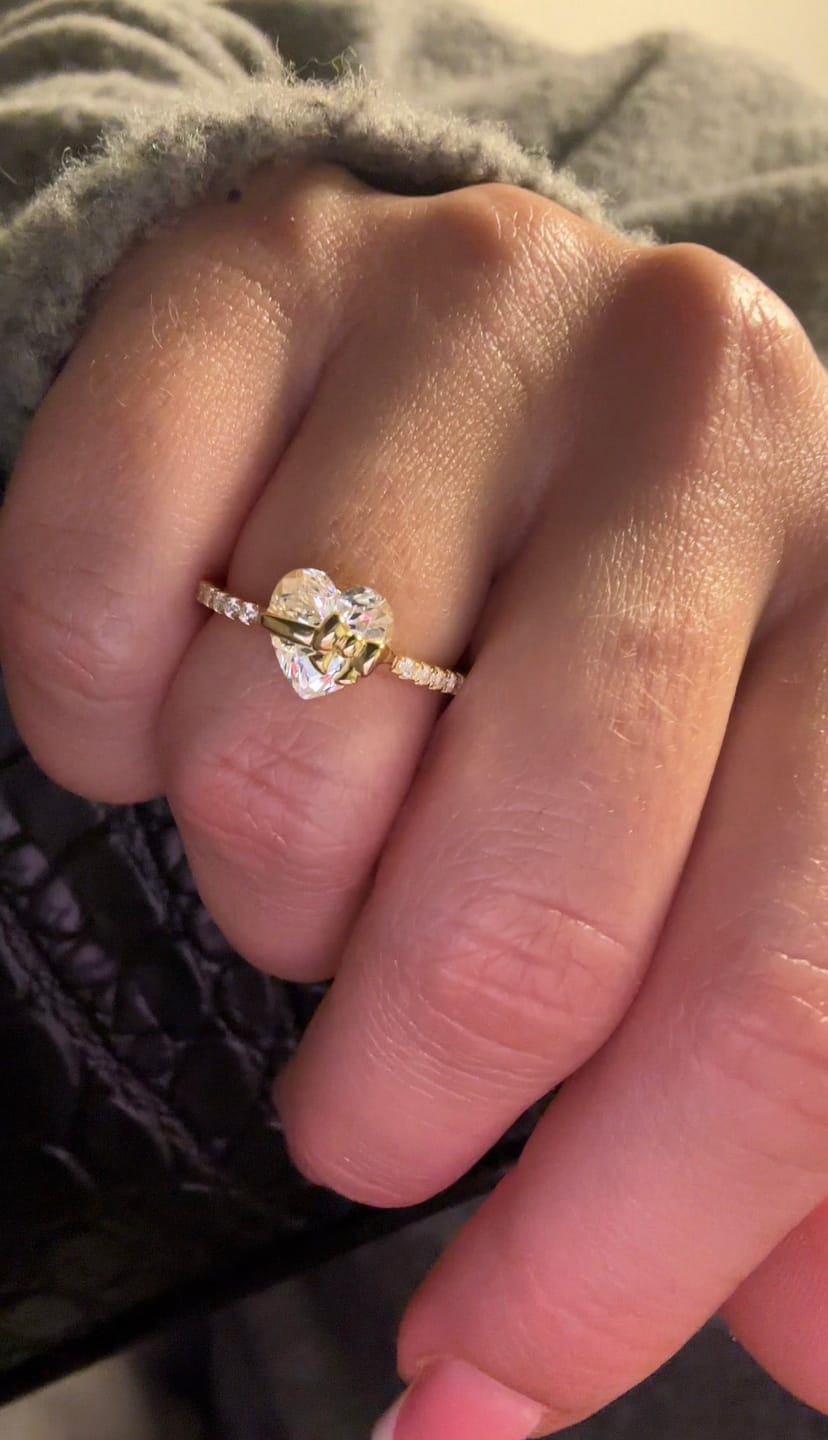 Customer photo review of Princess Heart Bow Ring | Limited Edition