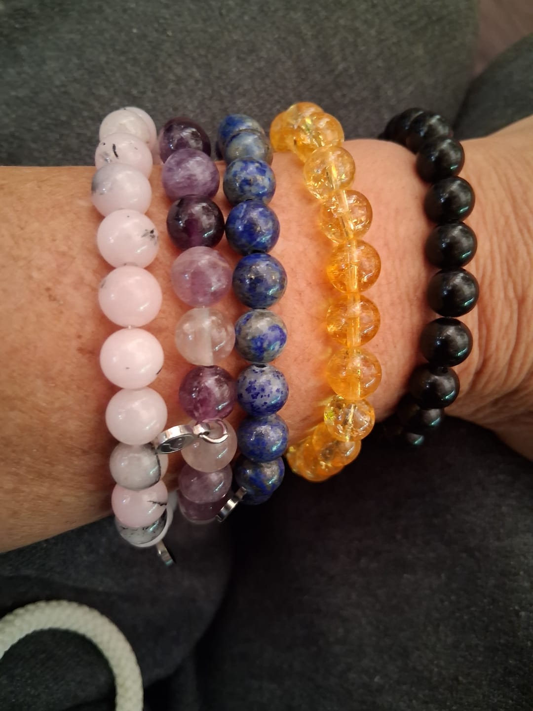 Customer photo review of Lapis Lazuli Bracelet