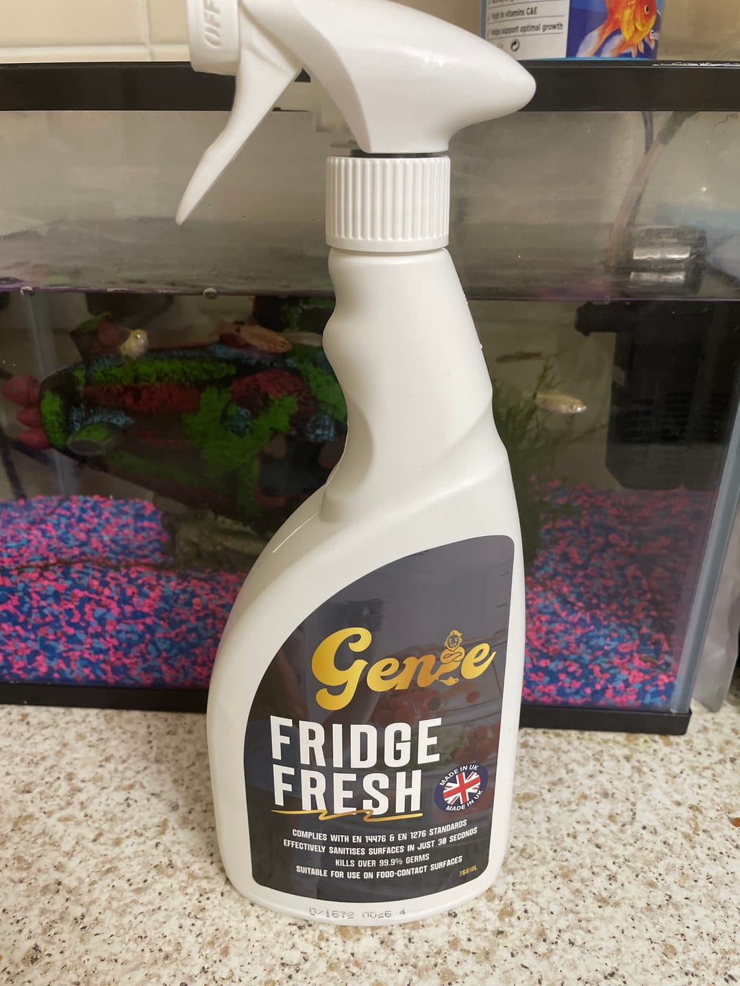Customer photo review of FRIDGE FRESH - food safe sanitiser