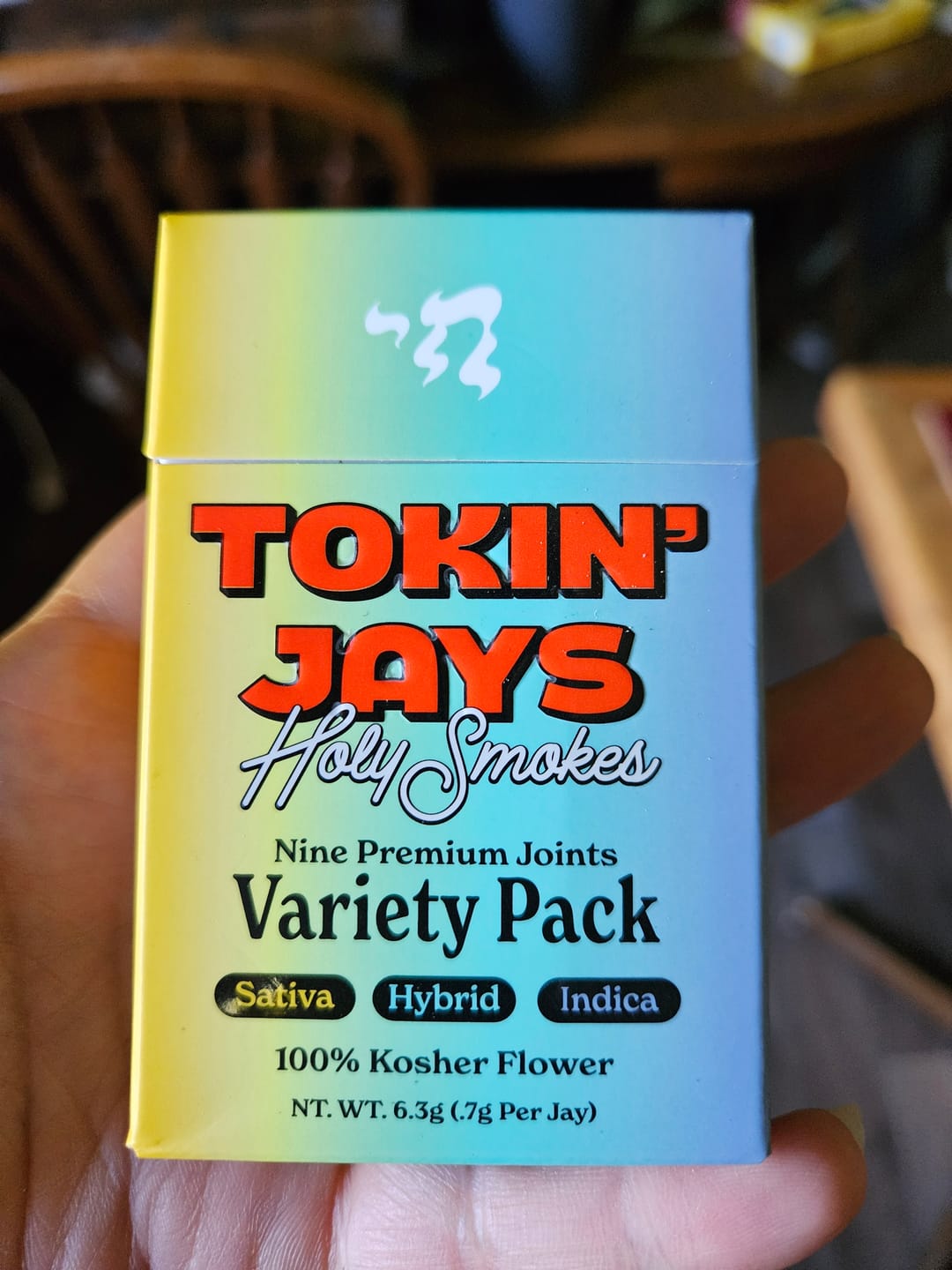 Customer photo review of Tokin' Jays Variety Pack