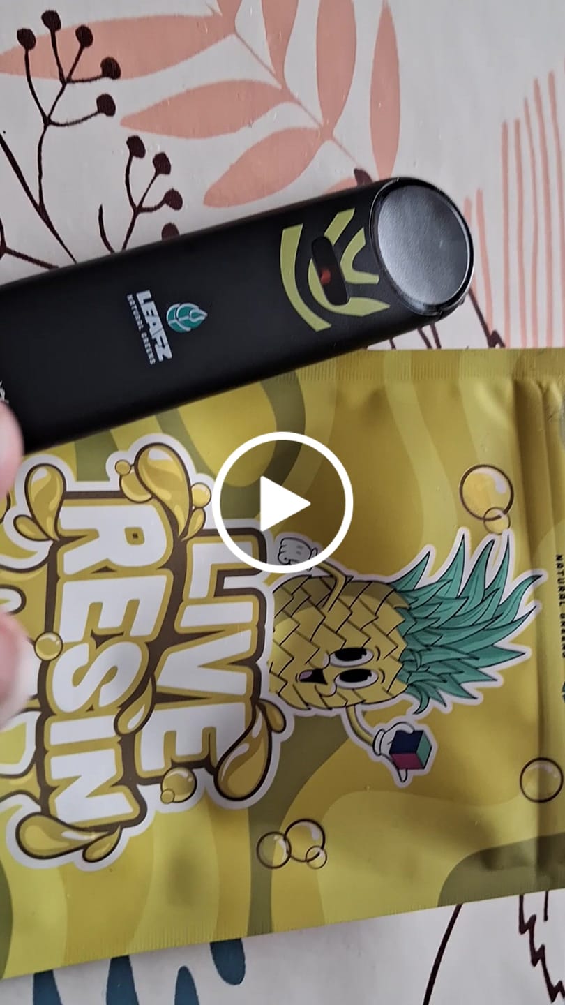 Customer video review of Live Resin PHC Vape