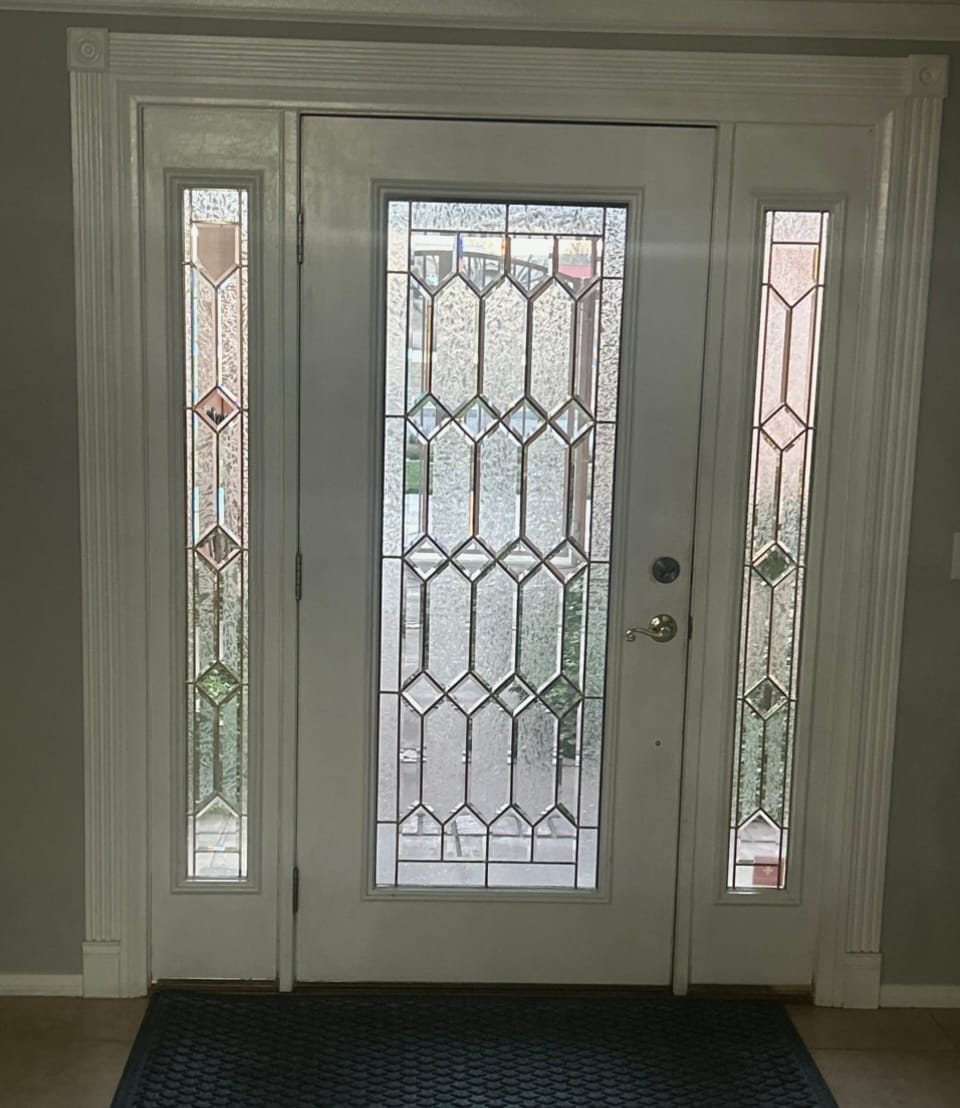 Customer photo review of Clear 5 Lite Glass and Frame Kit (Full Sidelite)